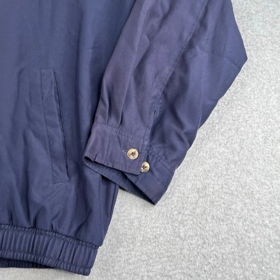 Chaqueta Guy Harvey Grande Azul Marino Estampado de Peces Cremallera Completa Azul Agua Para Hombres Foto 2 de 4