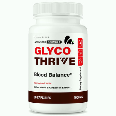 Glyco Thrive Capsules, GlycoThrive Blood Support Supplement (60ct)