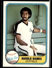 1981 Fleer Harold Baines #346 HOF Rookie Card Rc. rookie card picture