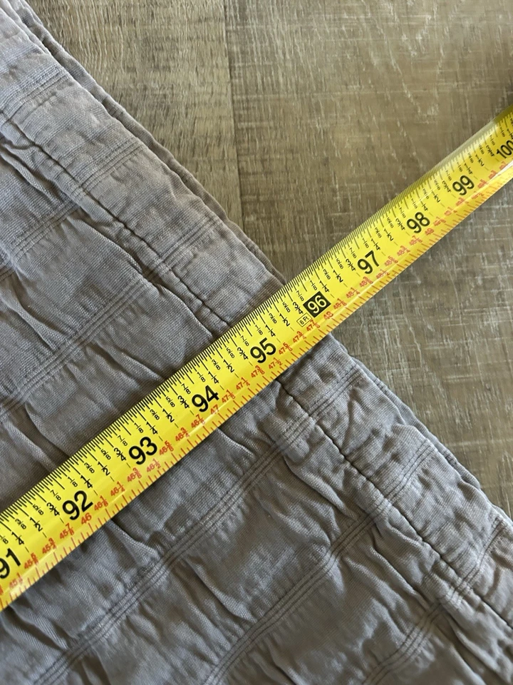 Eileen Fisher Home Garnet Hill Quilt Double Full Brown 100% Cotton Textured NEW - Image 4 of 4