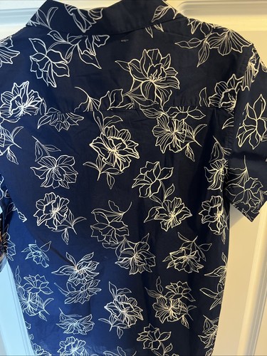 Gap Kids Hibiscus Aloha Hawaiian Button Down Cabana Boys Shirt L (10/12) - NEW! - Picture 5 of 5