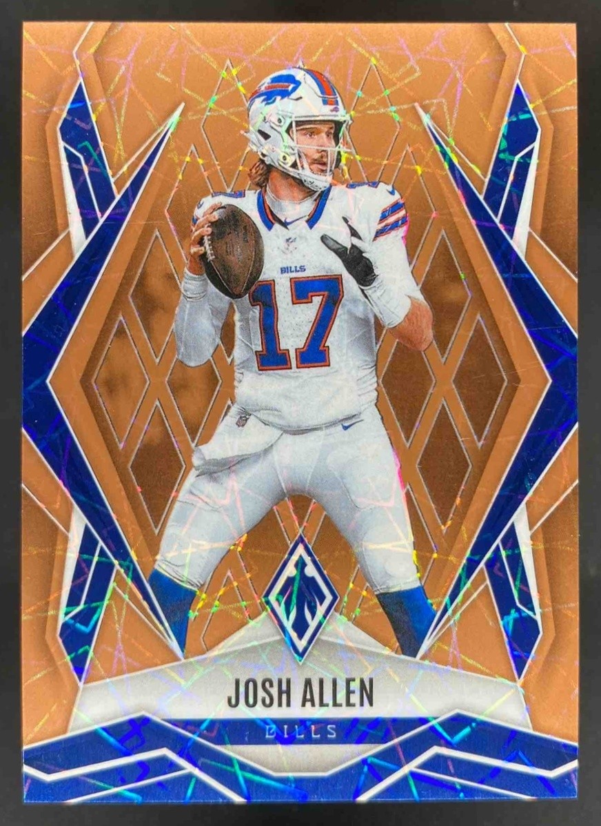 Josh Allen 2025 Phoenix #129 Bronze Seismic /15 Price Guide
