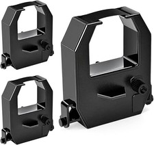 New 3Pack Amano PIX TCX Clock Ribbon Black Ink Replacement Fast Shipping
