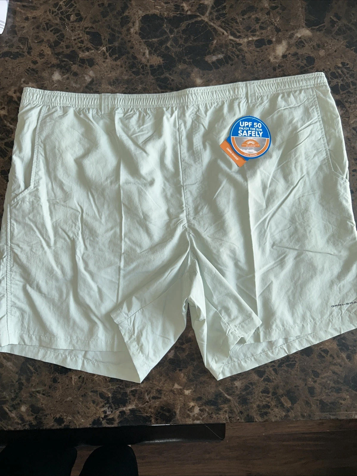 Columbia Mens New Backcast III Water Shorts Size 4XL Omni-Shade UPF 50