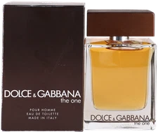 The One by Dolce & Gabbana Men Eau de Toilette Spray 1.6oz Shopworn New