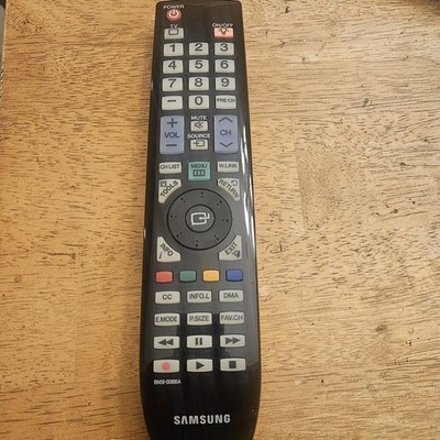 OEM Samsung BN59-00695A Glossy Black TV Remote Control Multifunction Wireless