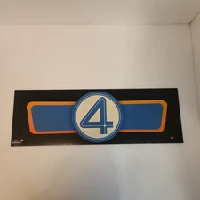 Spirit Halloween MARVEL 'The Fantastic 4' Cardboard Endcap Store Display Sign 