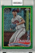 2024 Topps Series 1 AJ Smith-Shawver 89 Topps Silver Chrome RC /99