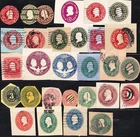 U.S. UNITED STATES  - STAMPS on ENVELOPES COLLECTION - LOOK!