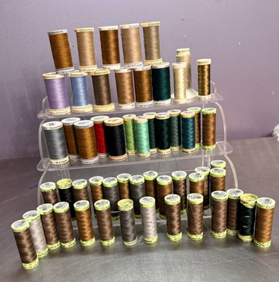 Lot of 53 GUTERMANN mixed spools of thread 100% Polyester
