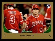 2011 Bowman #219 Hank Conger Rookie Card Los Angeles Angels