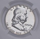 1954 Franklin Half Dollar PF65 NGC Brown Label *8648 — photo 3