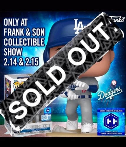 Funko Shohei Ohtani MLB Los Angeles Dodgers #126 Chalice Pop Vinyl sold out