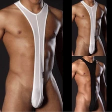 All Seasons Daily Mens Bodysuit Briefs Trunks Underpants Underwear Backless