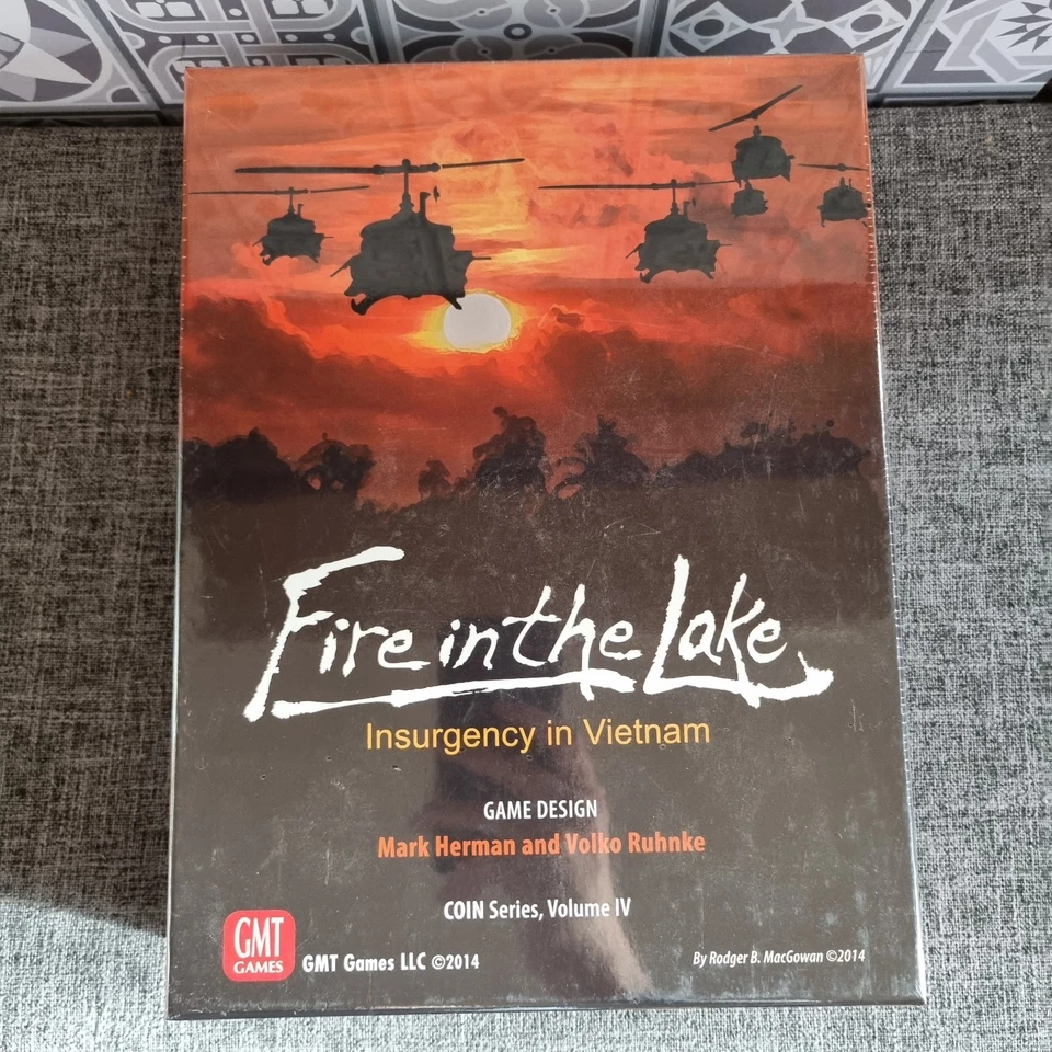 GMT Games Fire in The Lake Board Game - COIN Game Series - New & Sealed - Image 2 of 3