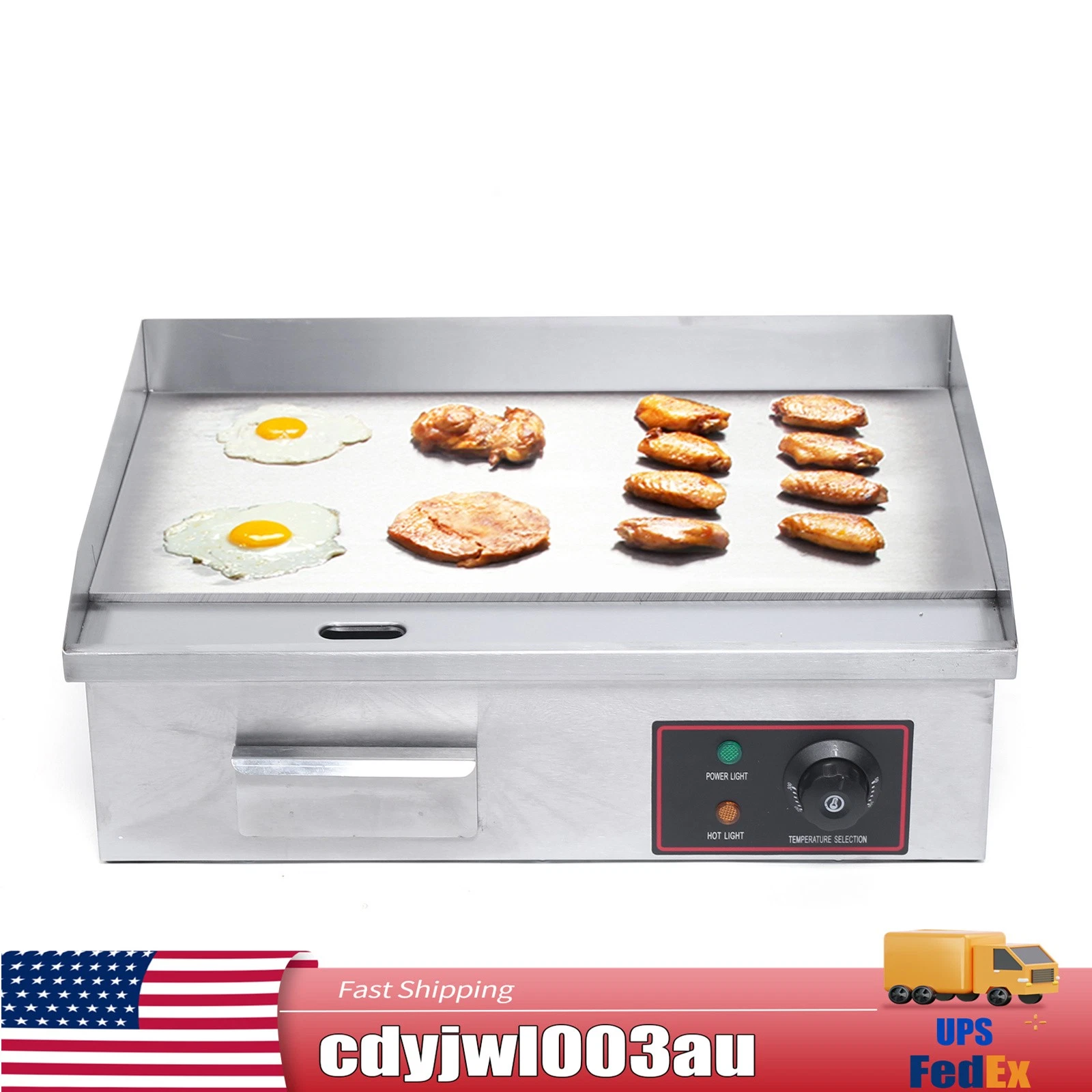 3000W Electric Griddle Portable Flat Top Outdoor Cooking BBQ Grill Table Stove