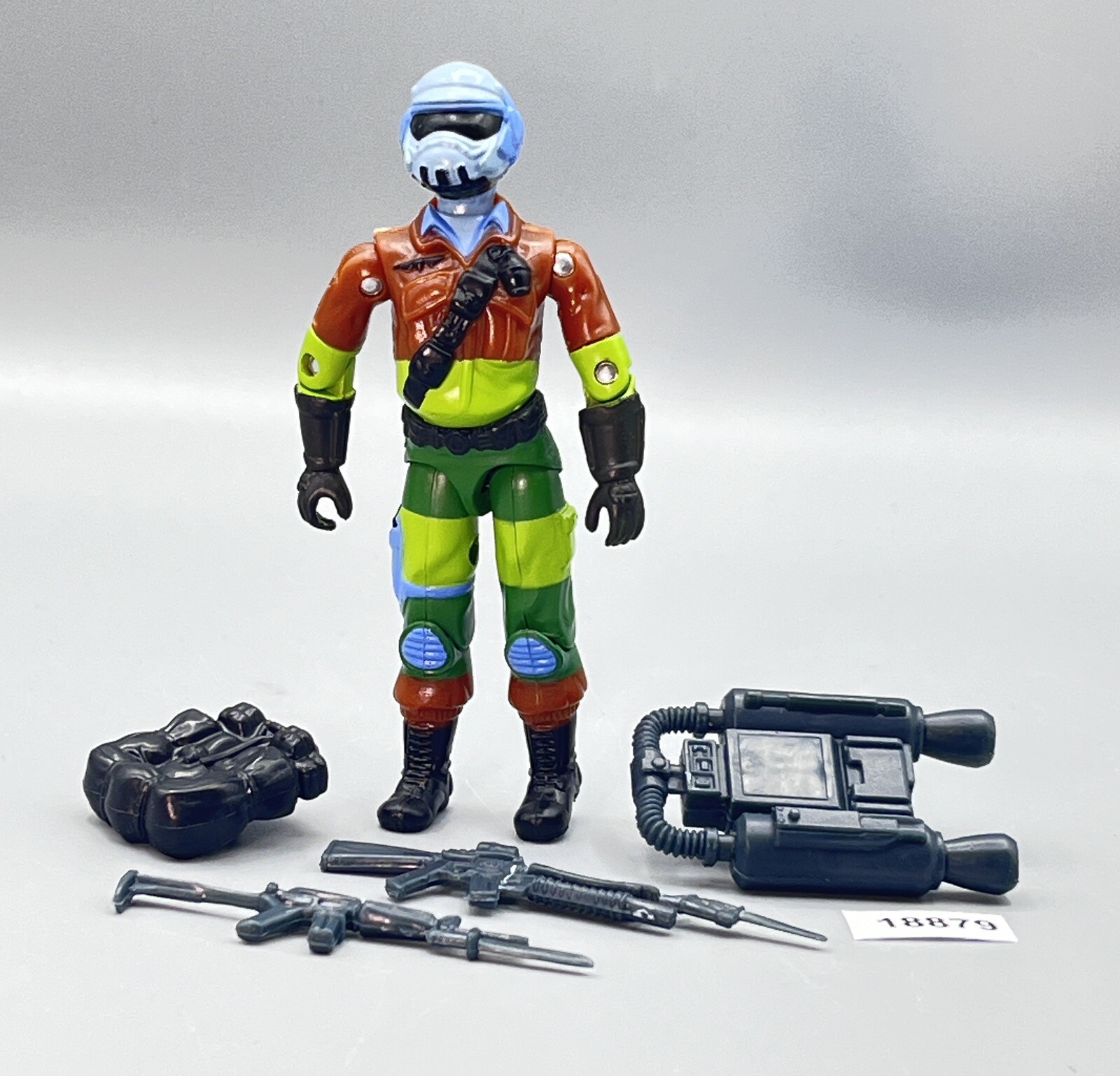 BLACK MAJOR CUSTOM STEEL BRIGADE MARAUDER TASK FORCE TROOPER G.I. Joe 3.75