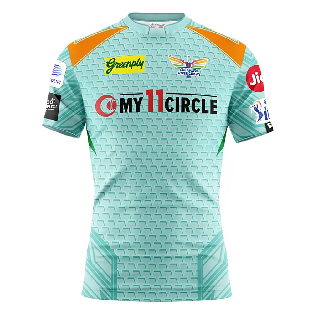 LUCKNOW SUPER GIANTS Match Jersey LSG Replica Edition Cricket Shirt IPL 2022