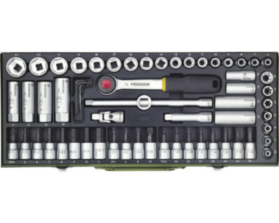 Steckschlüsselsatz Super-Kompaktsatz Proxxon 3/8'', 65-tlg.