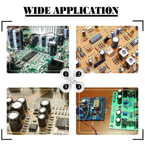 240Pcs 24 Value 10V 16V 25V 50V Metal Electrolytic Capacitors Assorted Kit Set, - 第 6/7 張圖片