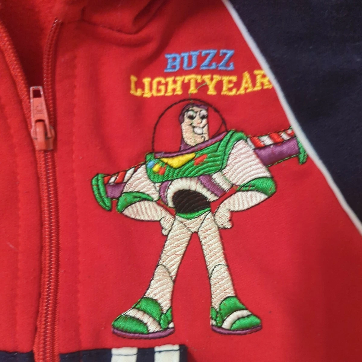 Toy Story Buz Light Year Jacket Red Woody Ready Zip Up Hoodie Sweatshirt