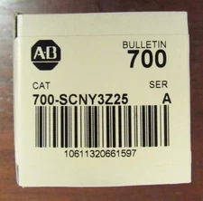 ALLEN BRADLEY 700 SCNY3Z25 3 Amp 4-48 VDC 5 to 25 VDC Input Solid State Relay