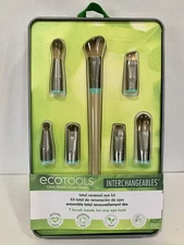 Ecotools Interchangeables Total Renewal Eye Kit 7 Count Brush Heads Vegan