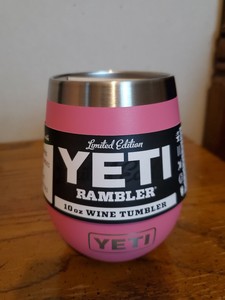 yeti pink wine tumbler