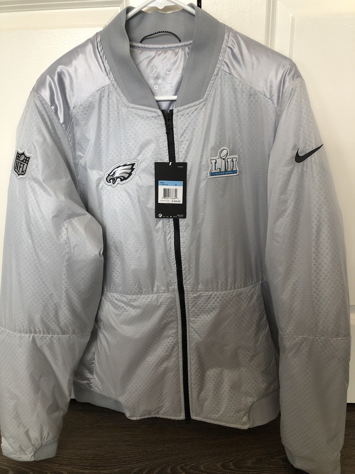 nike eagles super bowl jacket