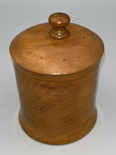 Caja Cubierta Redonda Madera Vintage Estuche Pino 7cm Ancho 10cm Alto Agujero en el medio - Imagen 3 de 12