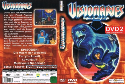 VISIONARES: KNIGHTS OF THE MAGICAL LIGHT (1987) ANIMATION SERIES - GERMAN 2 DVD - 第 2/2 張圖片