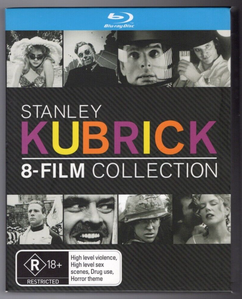 Stanley Kubrick 8 Film Collection BluRay R18+ Restricted Brand New Box