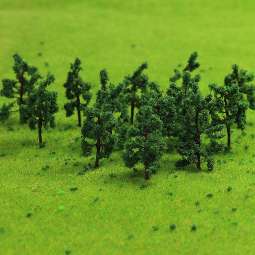 D3813 400pcs Model Train Layout Z Scale 1:220 Model Tower Trees Iron Wire 38mm - Picture 4 of 5
