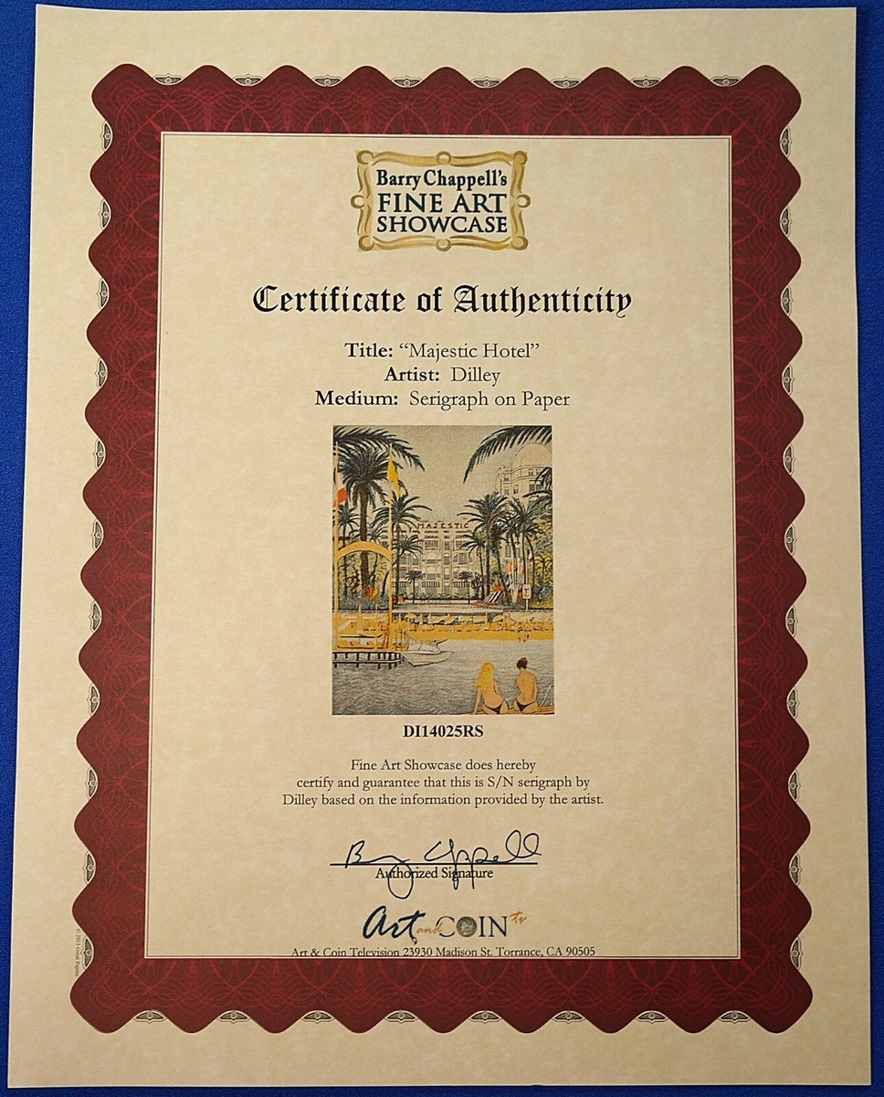 Ramon Dilley Signed & Numbered 