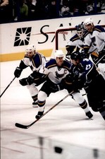 PF39 2001 Original Photo SEAN HILL ST LOUIS BLUES CLASSIC NHL ICE HOCKEY DEFENSE