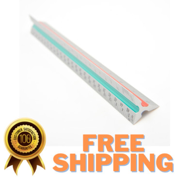 Architect Students 3 Sided Ruler 12
