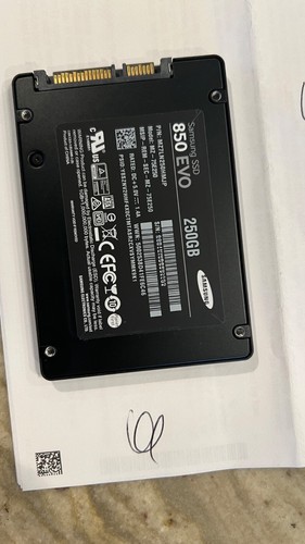 Samsung 850 EVO MZ-75E250 250 GB 2.5" SSD Solid State Drive