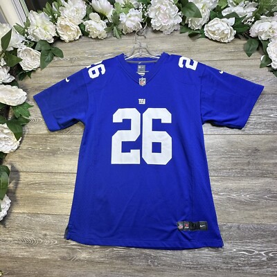 NY Giants Nike Authentic NFL Jersey Size XL (18/20 Youth) Shirt NICE #26 