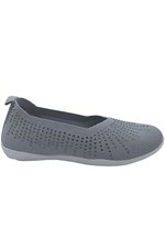 Bernie Mev Knit Slip-On w/ Rhinestones Adi Light Gray