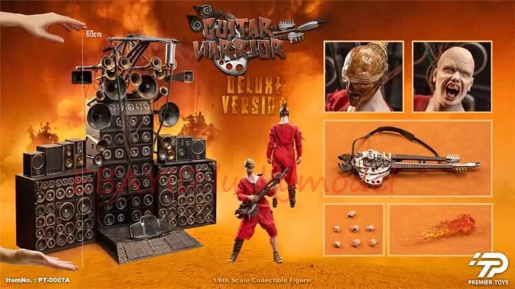PREMIER TOYS 1/6 ギターワリアー 通常.ver PT0007 PREMIER TOYS 1/6 Guitar Warrior PT0007 Action Figure Model