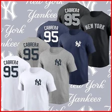 FAST SHIP - Oswaldo Cabrera #95 New York Yankee Player Name & Number For Fan