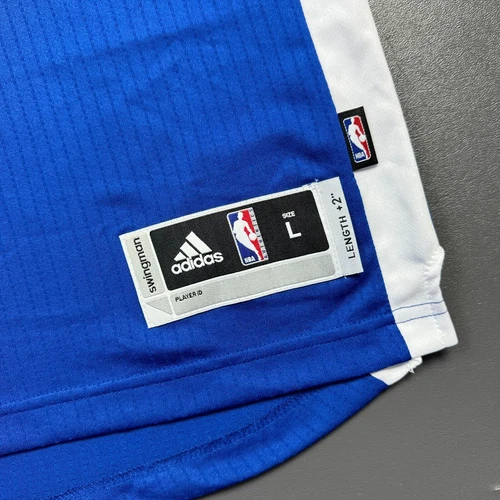 100% Authentic Stephen Curry Adidas 2015 NBA Finals Warriors Jersey Size L Mens image 5