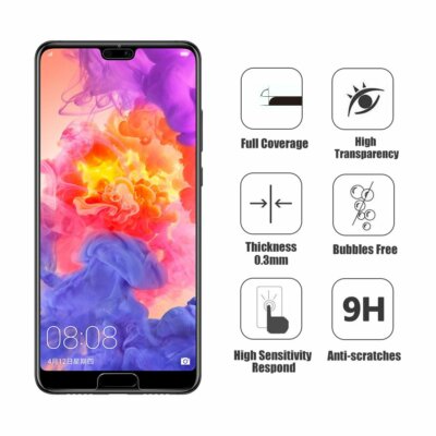 For Huawei P20 Premium Tempered Glass Screen Protector 