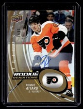 2022-23 Upper Deck Trilogy Rookie Renditions Autographs Gold Ronnie Attard Auto