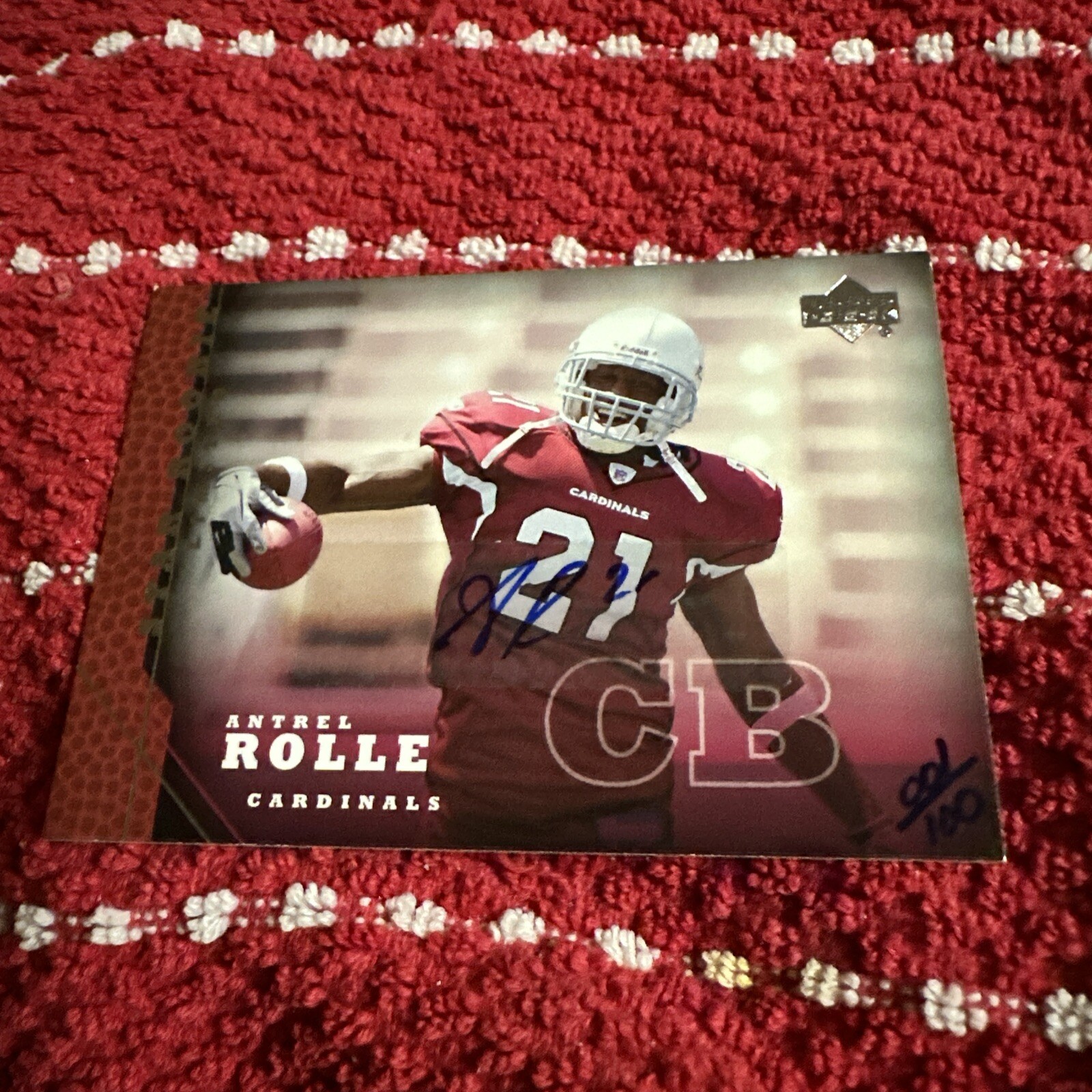 Antrel Rolle Ultimate Collection #206 Autograph