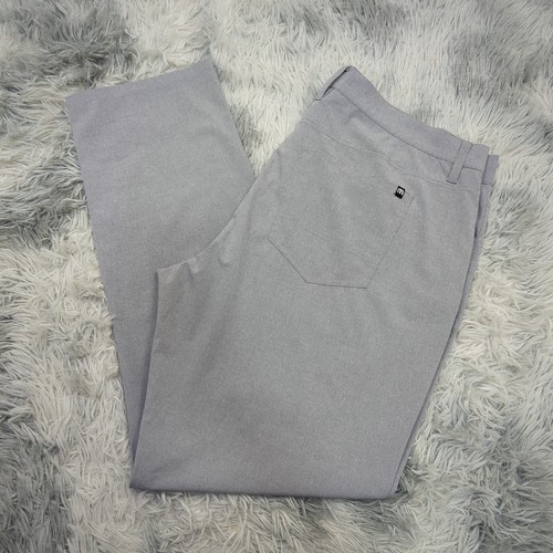 Travis Mathew Golf Trouser Pants Mens 40 Grey Lightweight Performance Tour Sport