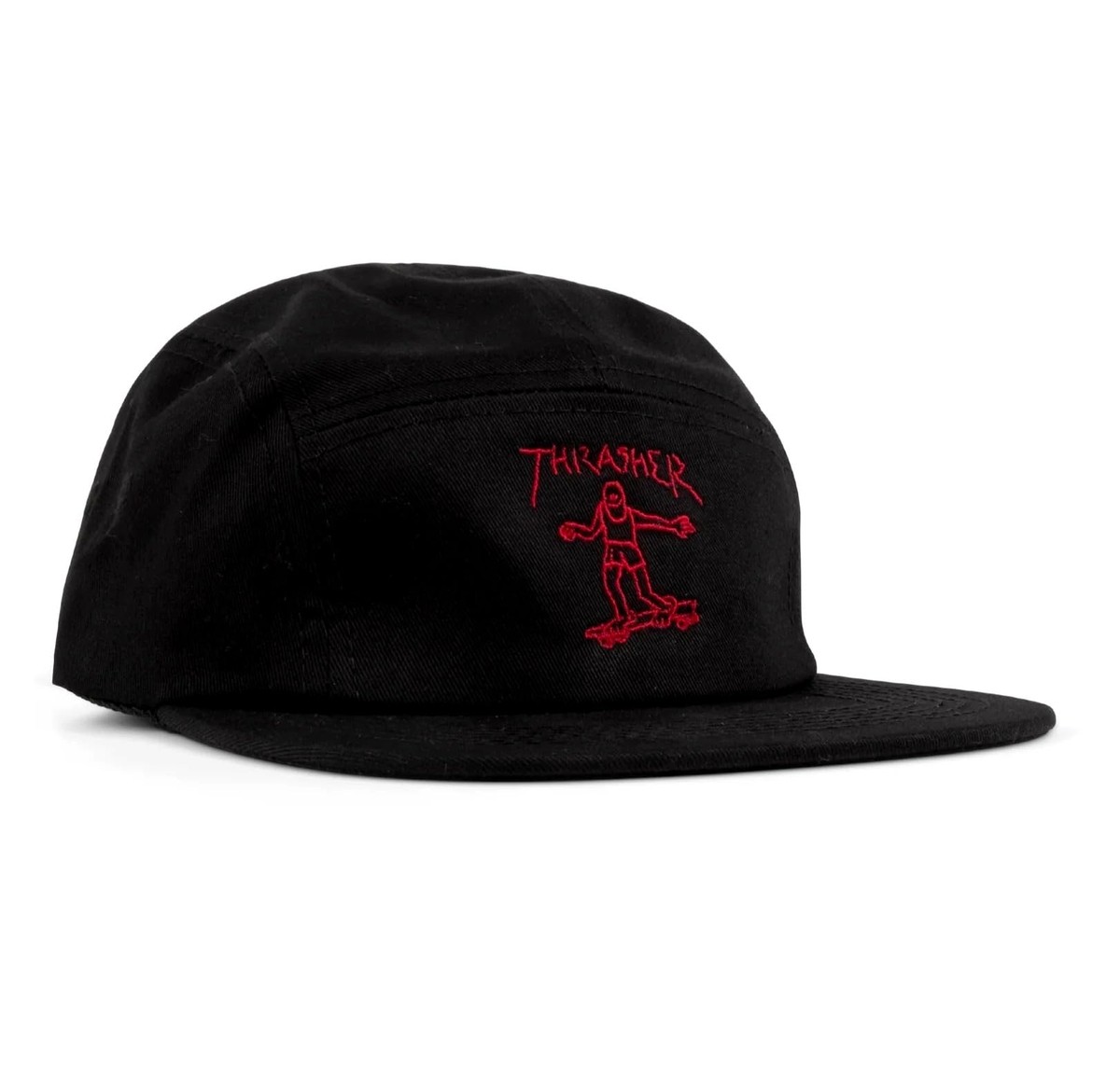 Thrasher Skateboard Magazine 5 Panel Strapback Camp Hat Skate