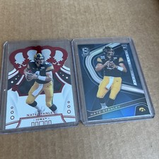 NATE STANLEY RC 2020 Chronicles Crown Royale RED #75 & Spectra BLUE #19 (c5)