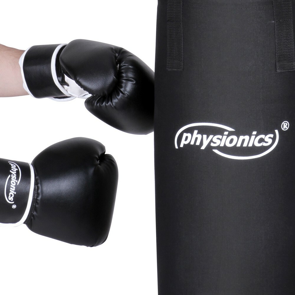 Set Sacco Da Boxe Per Bambini Con Guantoni 8Oz E Fasce - Altezza 55cm, Pieno, Per Allenamento Arti Marziali E MMA - Foto 7