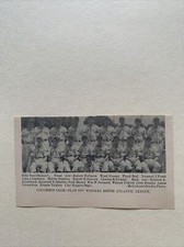 Columbus Red Birds Ray Sanders Johnny Beazley Martin 1940 Baseball Team Picture